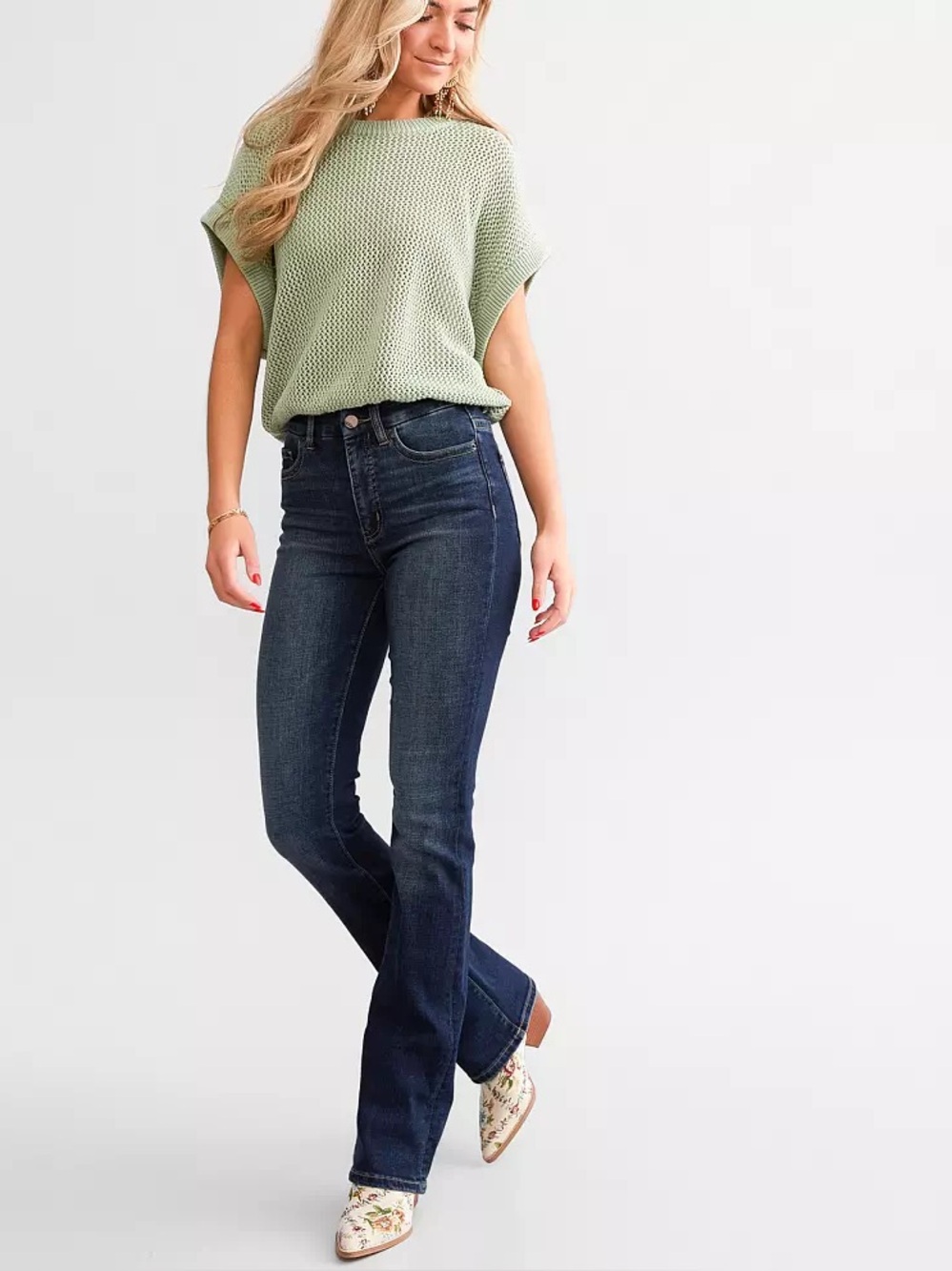 BKE Parker Tailored Boot Stretch Jeans Novak women’s sz 31 Buckle Exclusive